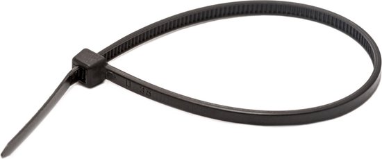 Attache-câbles - 200 x 7,6 mm - Zwart - Colliers Colson - Colliers de serrage - Colliers de serrage