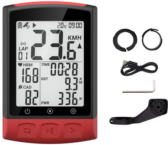 GPS vélo - Navigation pour vélo - Pour vélo/VTT/Vélo de route - Ordinateur  de vélo... | bol.