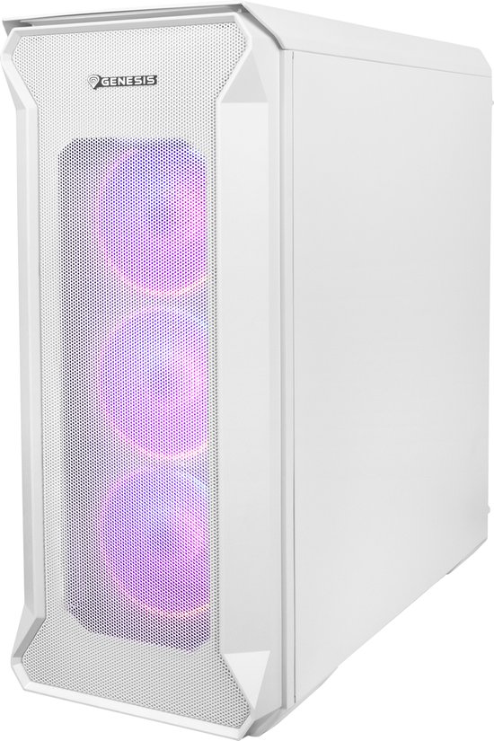 ATX Semi-tower Box Genesis NPC-1872 White
