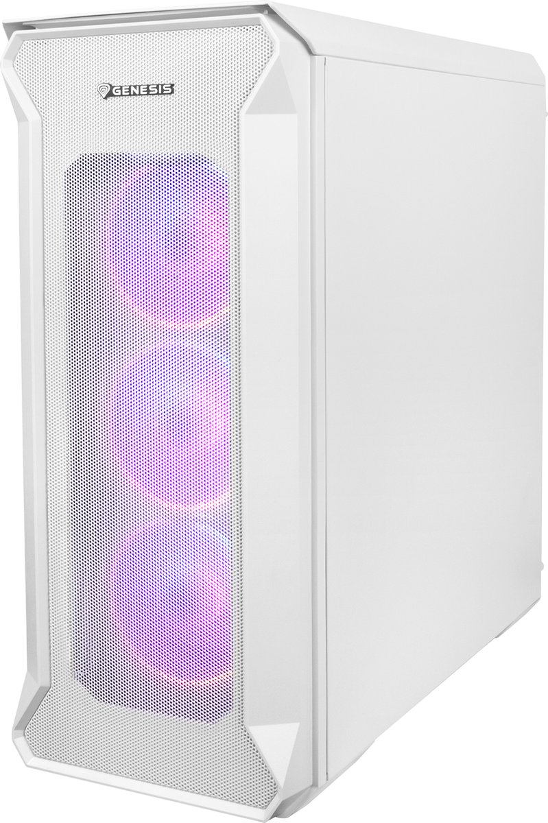 ATX Semi-tower Box Genesis NPC-1872 White