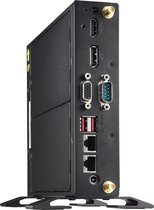 Shuttle XPC slim Barebone DS20U5V2, i5-10210U, 2x LAN (1xGbit, 1x 2.5Gbit), 1xCOM, 1xHDMI, 1xDP, ventilatorloos , 24/7 permanent gebruik, 1,3L maat pc, Mini PC barebone, Intel SoC, DDR4-SDRAM, PCI Express, SATA III, 65 W