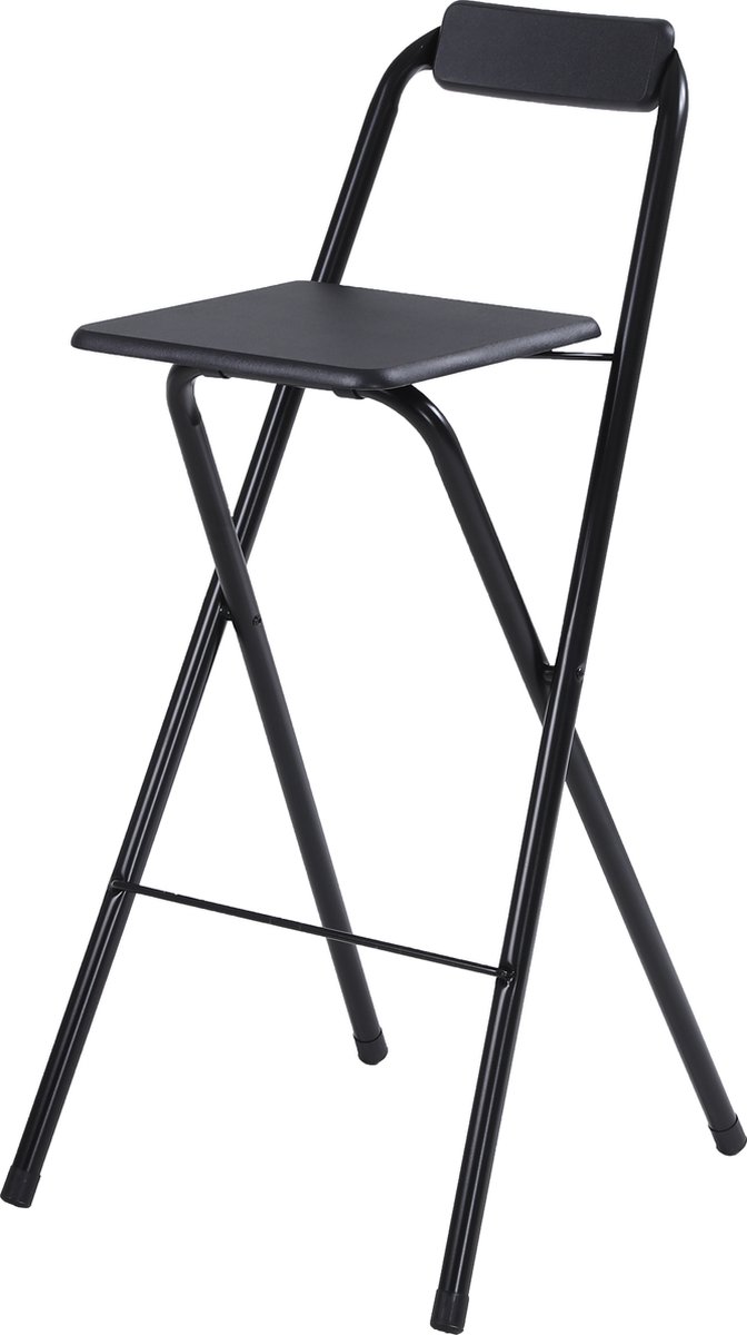 Tabouret de comptoir pliant à dossier rembourré Bronson 