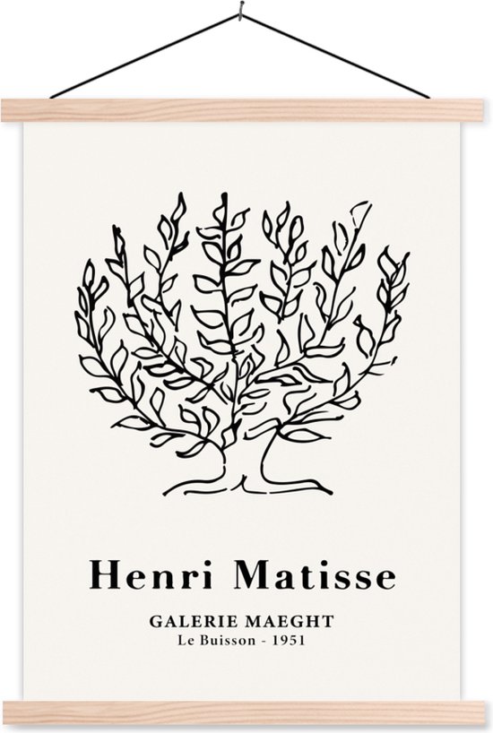 Posterhanger incl. Poster - Schoolplaat - Matisse - Boom - Natuur - Oude  meesters -... | bol.com