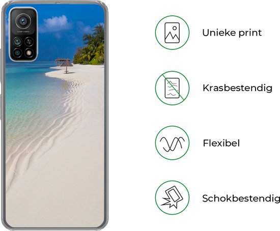 Xiaomi Mi 10T 5G - Mer - Plage - Été - Coque de téléphone en Siliconen