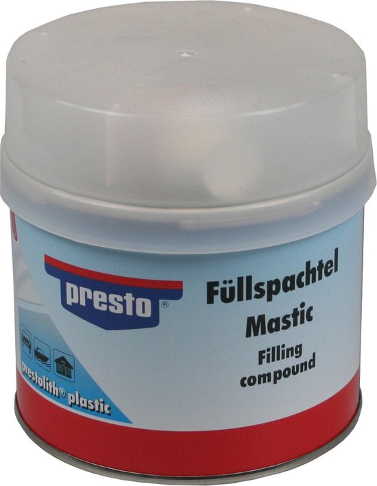 Presto Polyesterplamuur - met Minerale Vulstoffen - 1 kilo