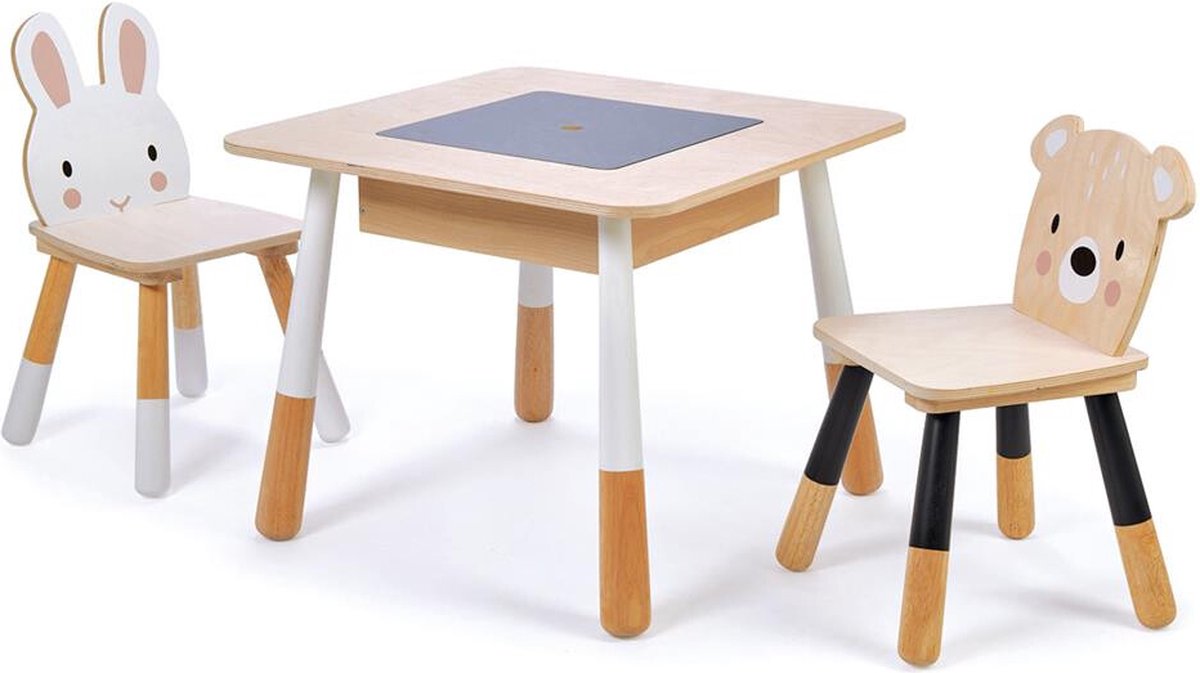 Set Tafel En Stoelen Bos