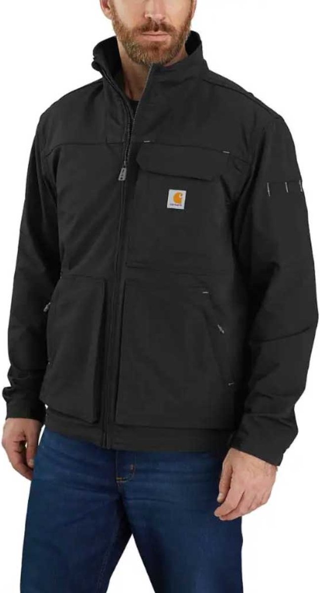 Carhartt Super Dux Lightweight Mock-Neck Jas Heren Zwart