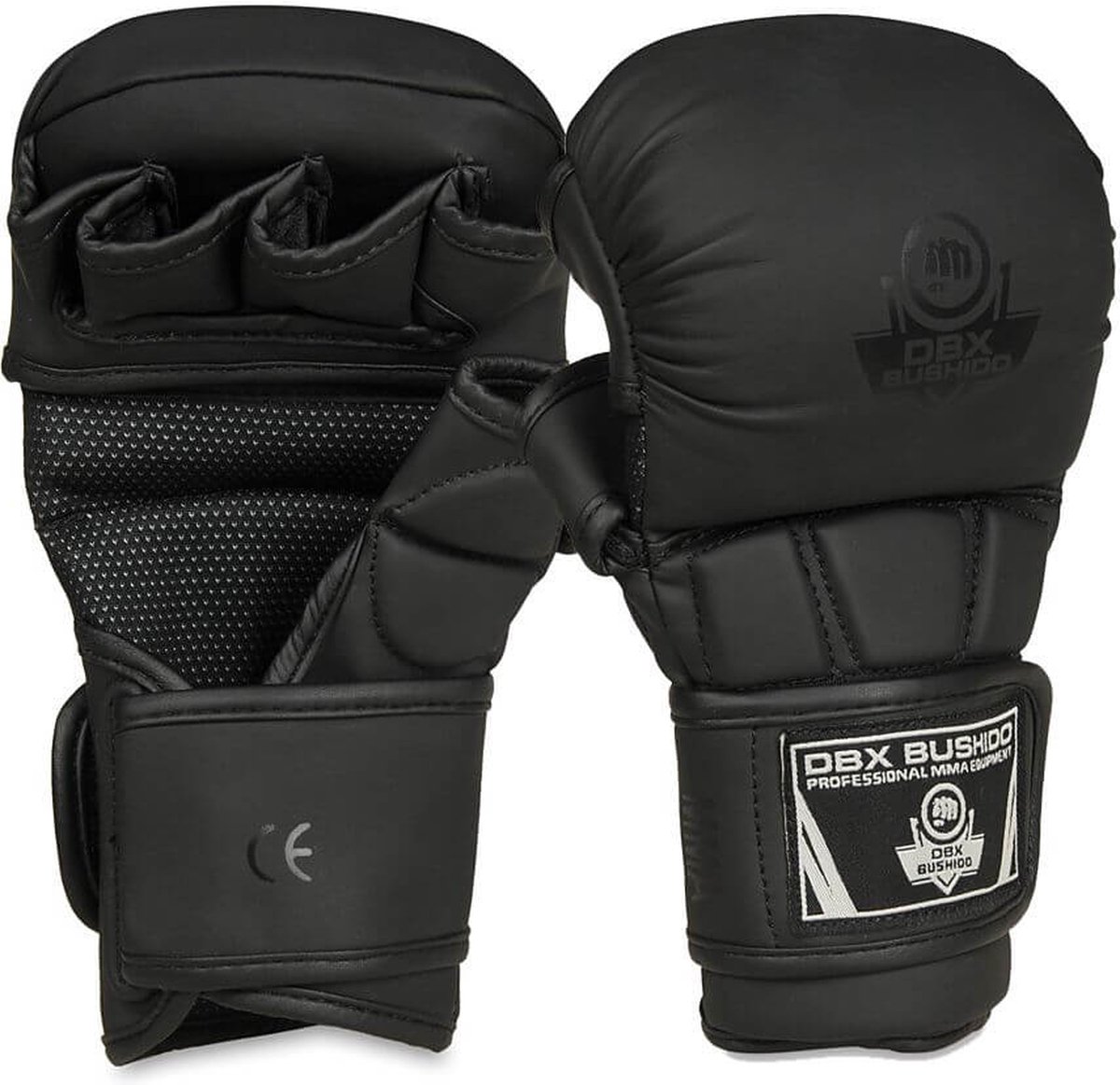 DBX Bushido - Black Master Edition - MMA Gloves - MMA Handschoenen - Zwaart - Maat XL