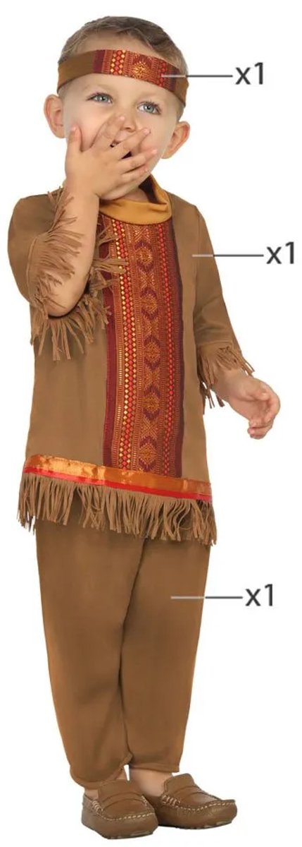 Kostuums voor Baby's 113220 Indiaas