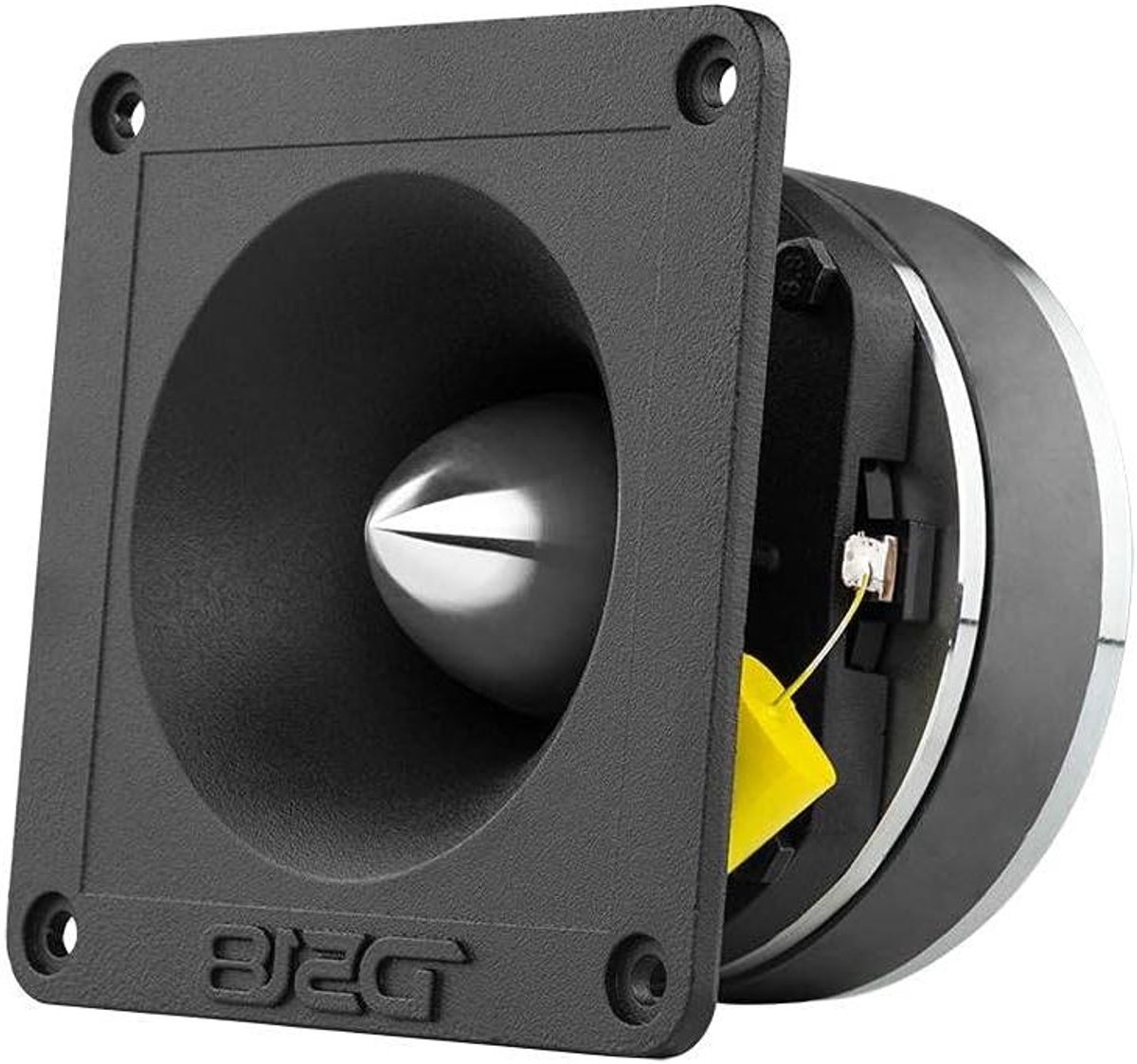 Compressie Tweeter - Super Tweeter - Muziek Luisteren - Aluminium Frame - 10 x 10 cm - Zilver