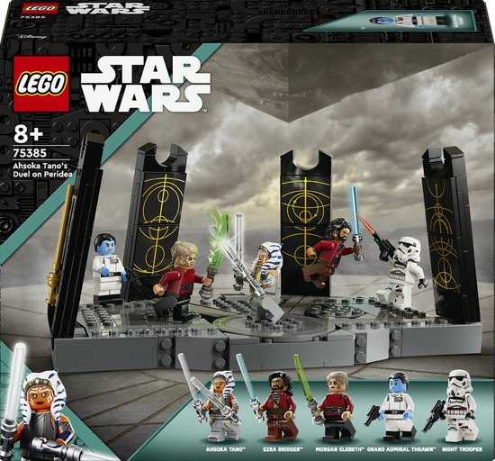 LEGO® Star Wars™ Ahsoka Tano's duel on Peridea bouwbare speelgoedset voor kinderen, 5 personages, verjaardagscadeau voor jongens, meisjes en fans vanaf 8 jaar 75385