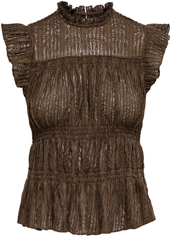 ONLY Dames Onlxenia Life L/S KNT Pullover, Pomice Stone/Detail:DTM Lace, S ONLY Dames Onlxenia Life L/S KNT Pullover, Pomice Stone/Detail:DTM Lace, S