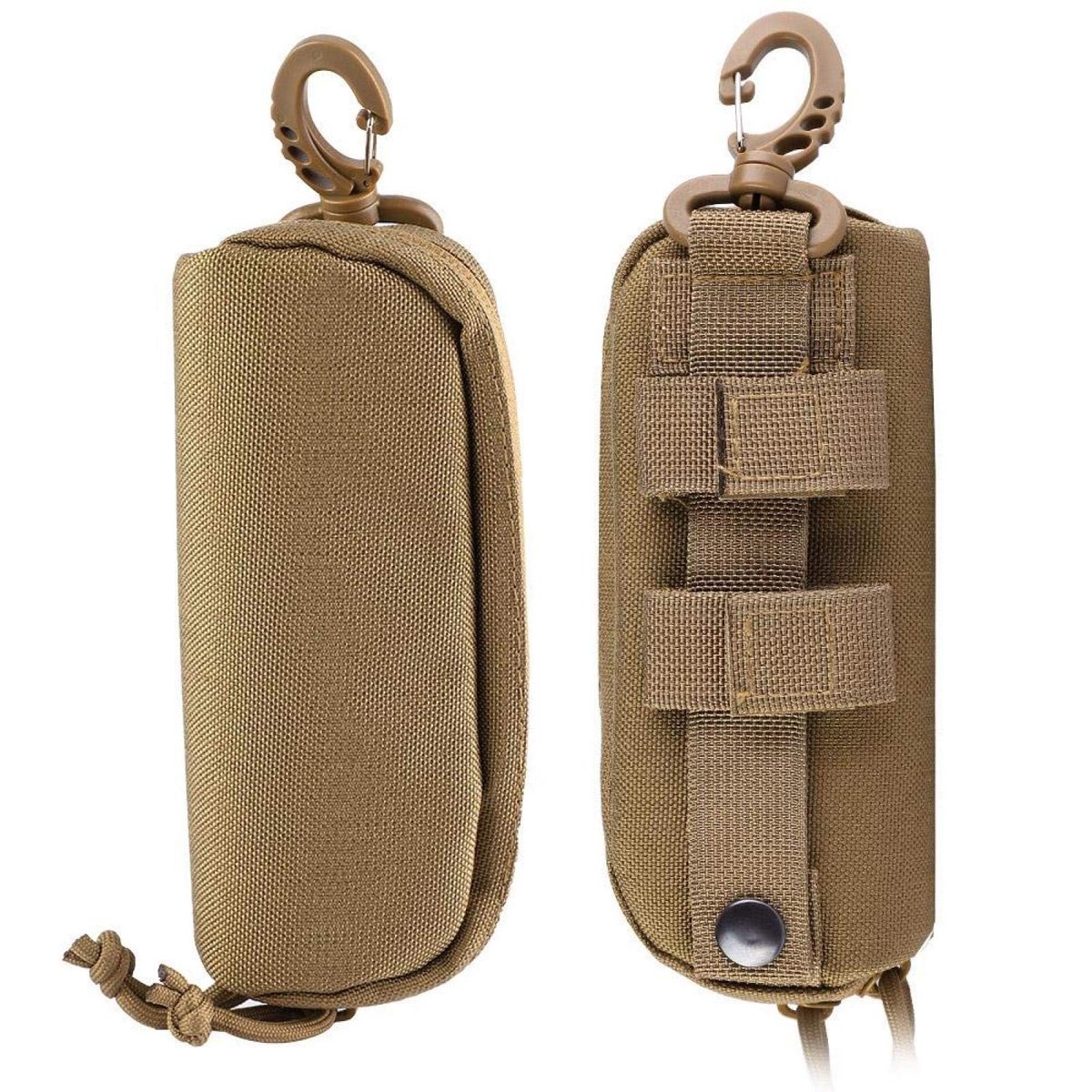 Store_8 - Militaire zonnebrilkoffer - Schokbestendig - Draagbaar - Khaki - Beschermende brillenkoker - Voor buiten - Handzaam model