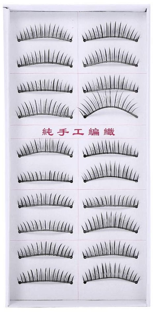 ONF3 - Natuurlijke Wimpers - Valse Wimpers - Zacht en Comfortabel - 10 Pairs - Herbruikbaar - Make-up Tool - Geschikt voor Elke Gelegenheid