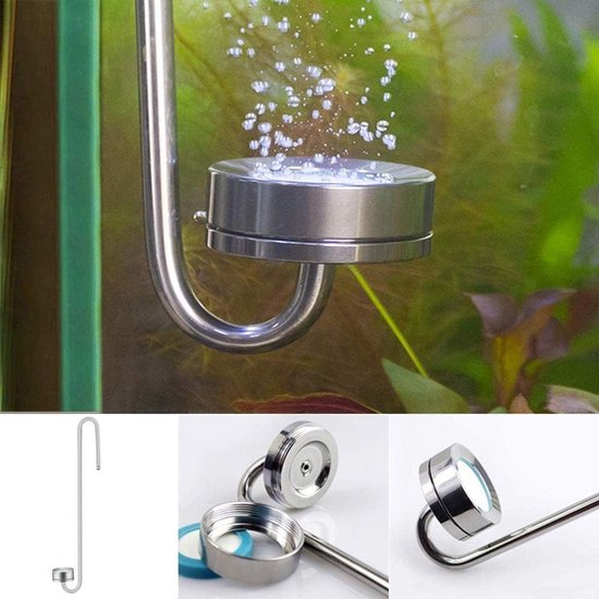 CO2 Diffuser en Atomizer voor Aquariums met Bubble Counter - 250mm Aquarium Benodigdheden en Apparatuur van Merkloos — afbeelding 4