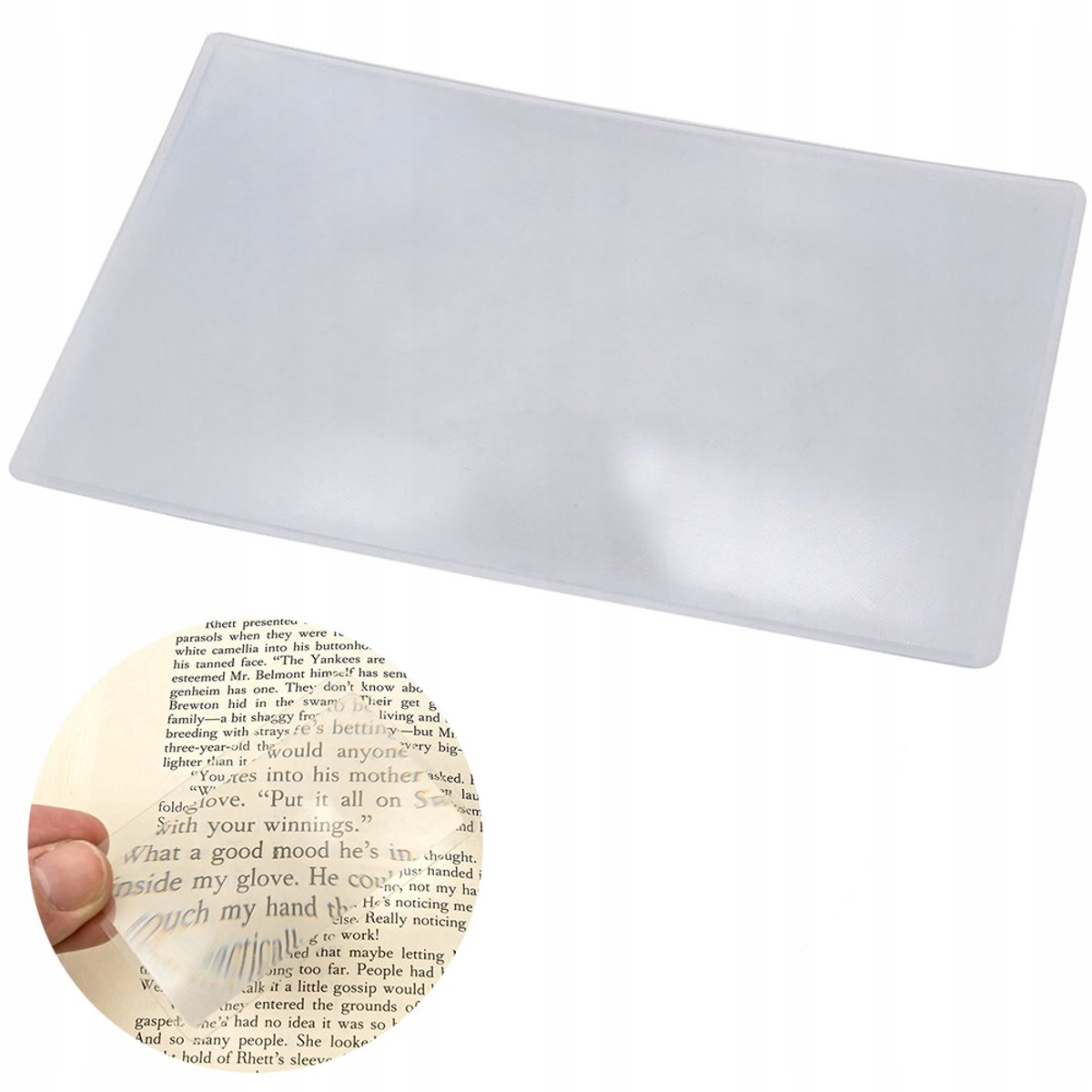 Verk Group - Fresnel Lens Leesloep - 24,5x17cm - Lichtgewicht - Handig Gebruik