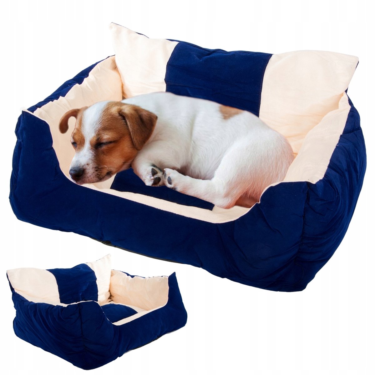 OUYAYING Serie - Pluche Honden/Katten Mand - 54cm x 36cm - Antislip
