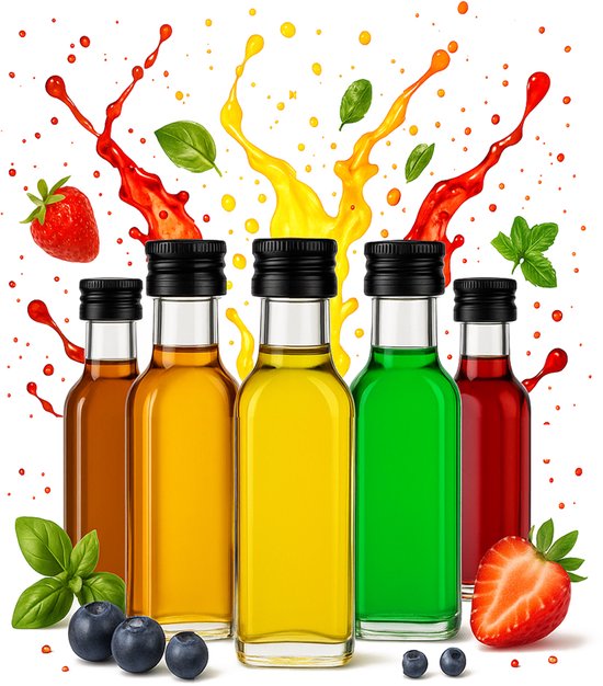 Bimberek Marasca - Glazen Fles - 20ml - Aluminium Doppen - Geschikt voor Likeuren van Bimberek Marasca — afbeelding 2