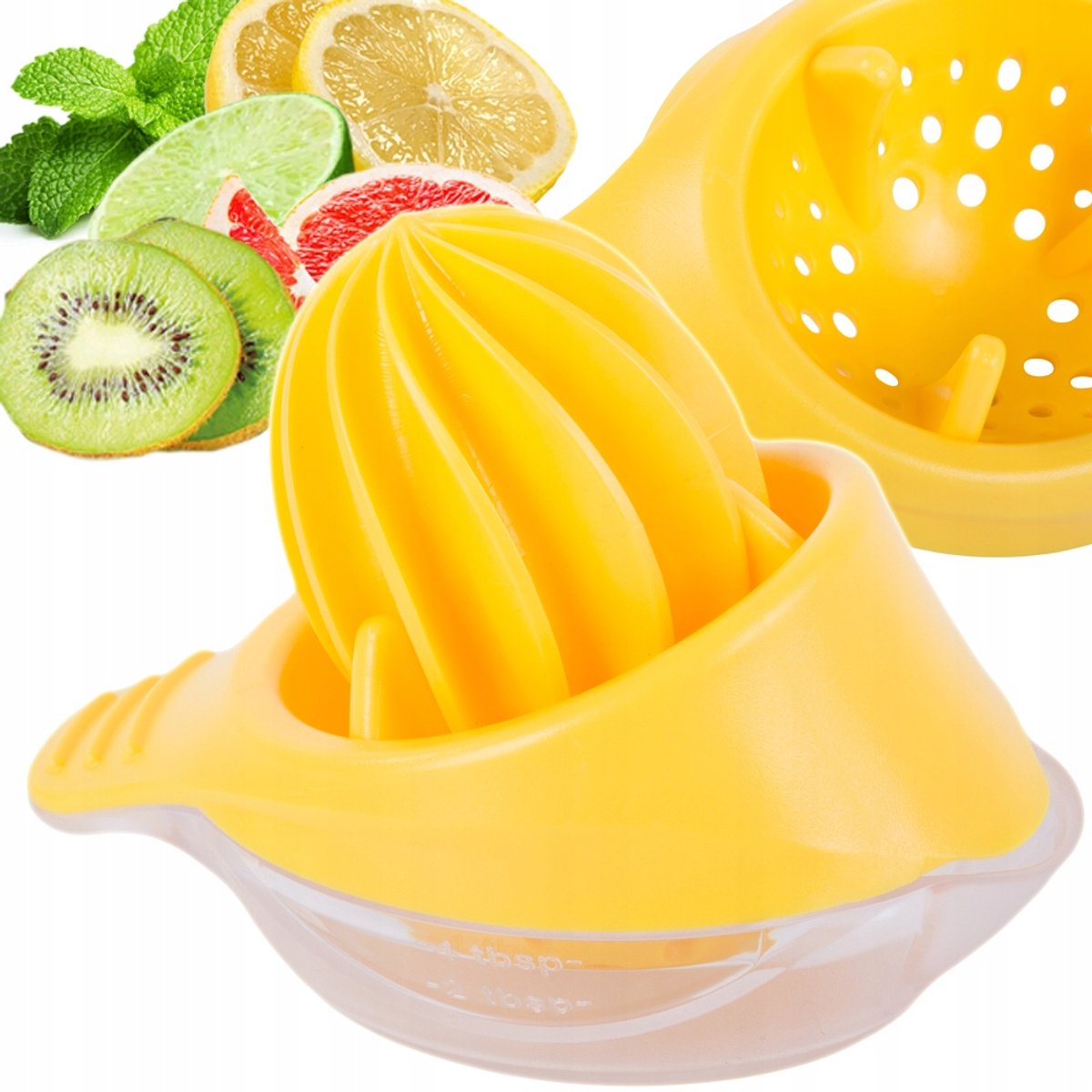 Pingyang Rongrong Serie - Handmatige Citruspers - 50ml - Geel - Kunststof
