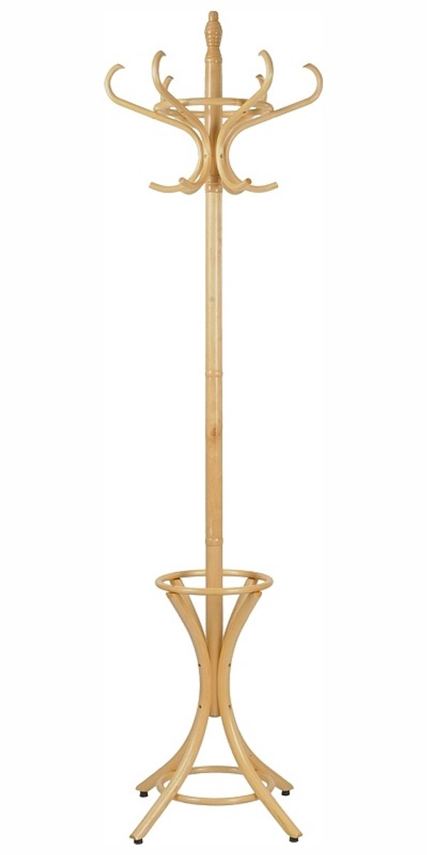 Stema - Vrijstaande Kapstok - 184cm - Draaibare Kroon - Natuurlijk
