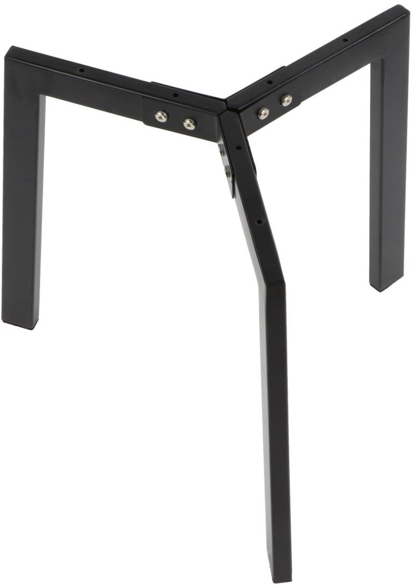Stema NY-L02 - Stalen Tafelonderstel - Zwart - 42 cm - Poedercoating