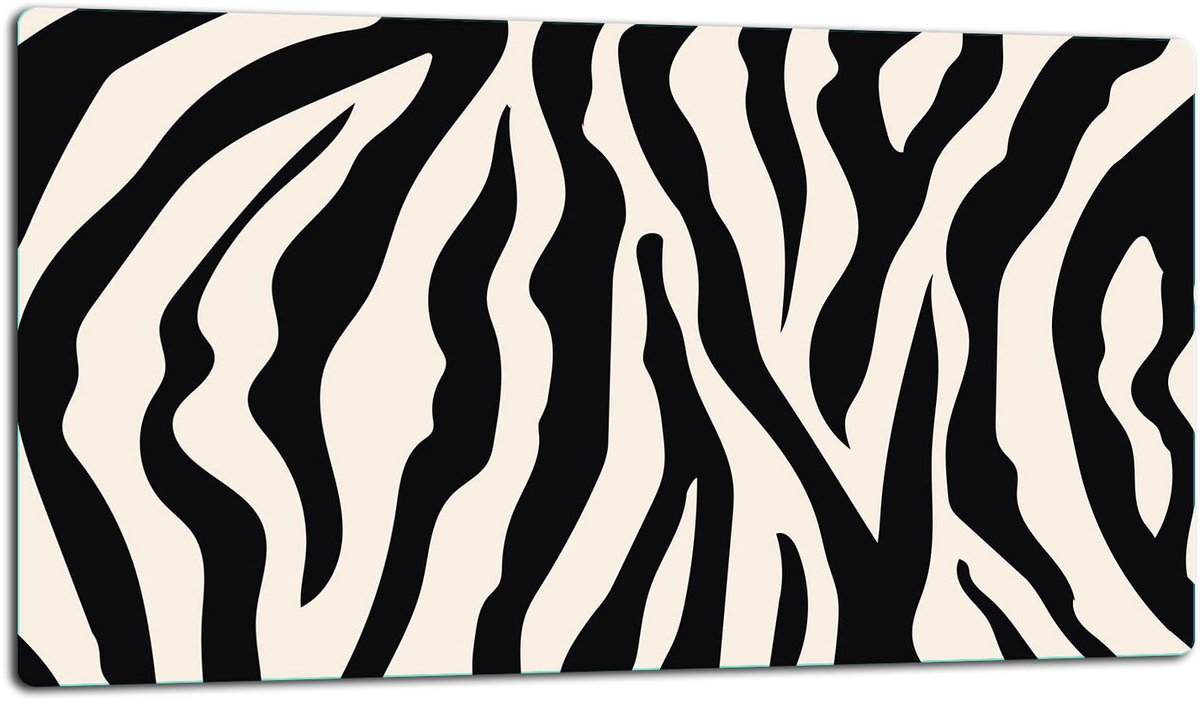 TMK ArtDeko - Snijplank - Glas - 52x30cm - Zebra