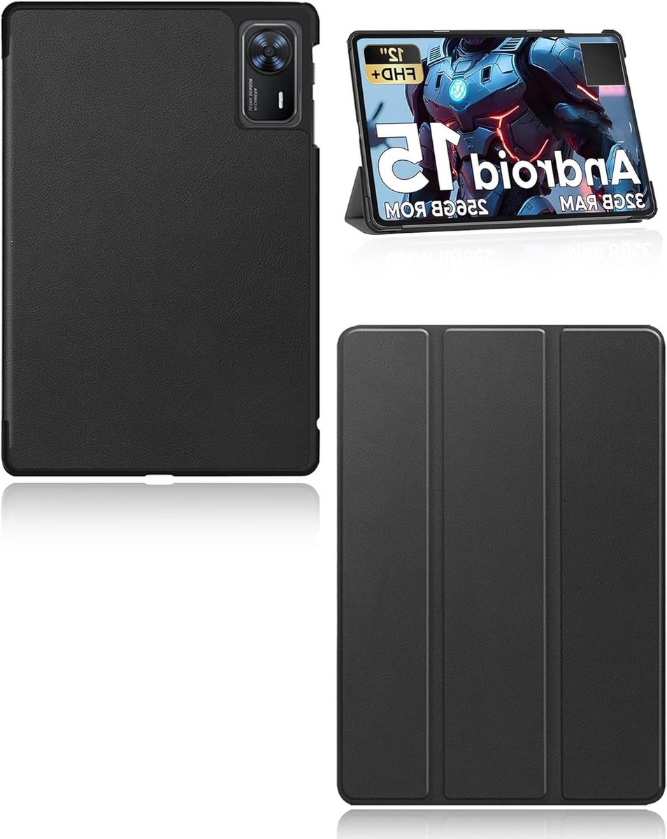 Beschermhoes Tablet - Tablet Case - Tablet Beschermen - Schokbestendig Ontwerp - 12 inch - Zwart