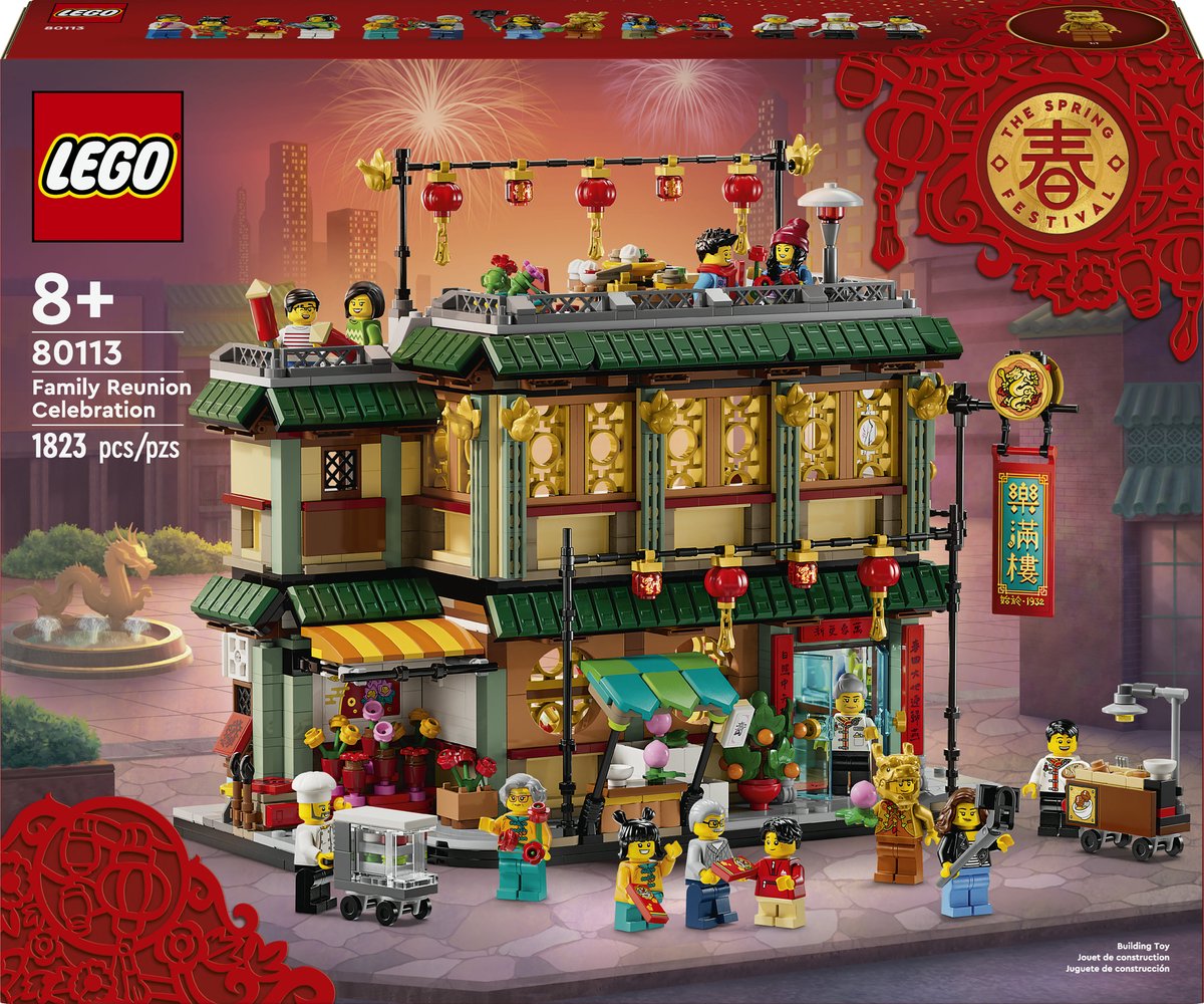 LEGO Chinees Nieuwjaar 80113 - Feestelijke Familiereünie | bol