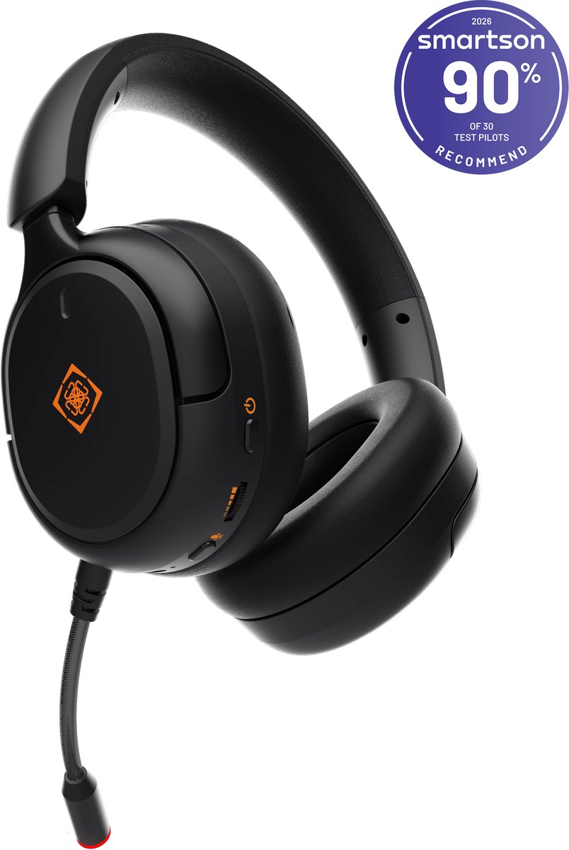 Deltaco Gaming - Draadloze Headset - Bluetooth, 2.4 GHz of USB-C - Voor PlayStation, Xbox en PC