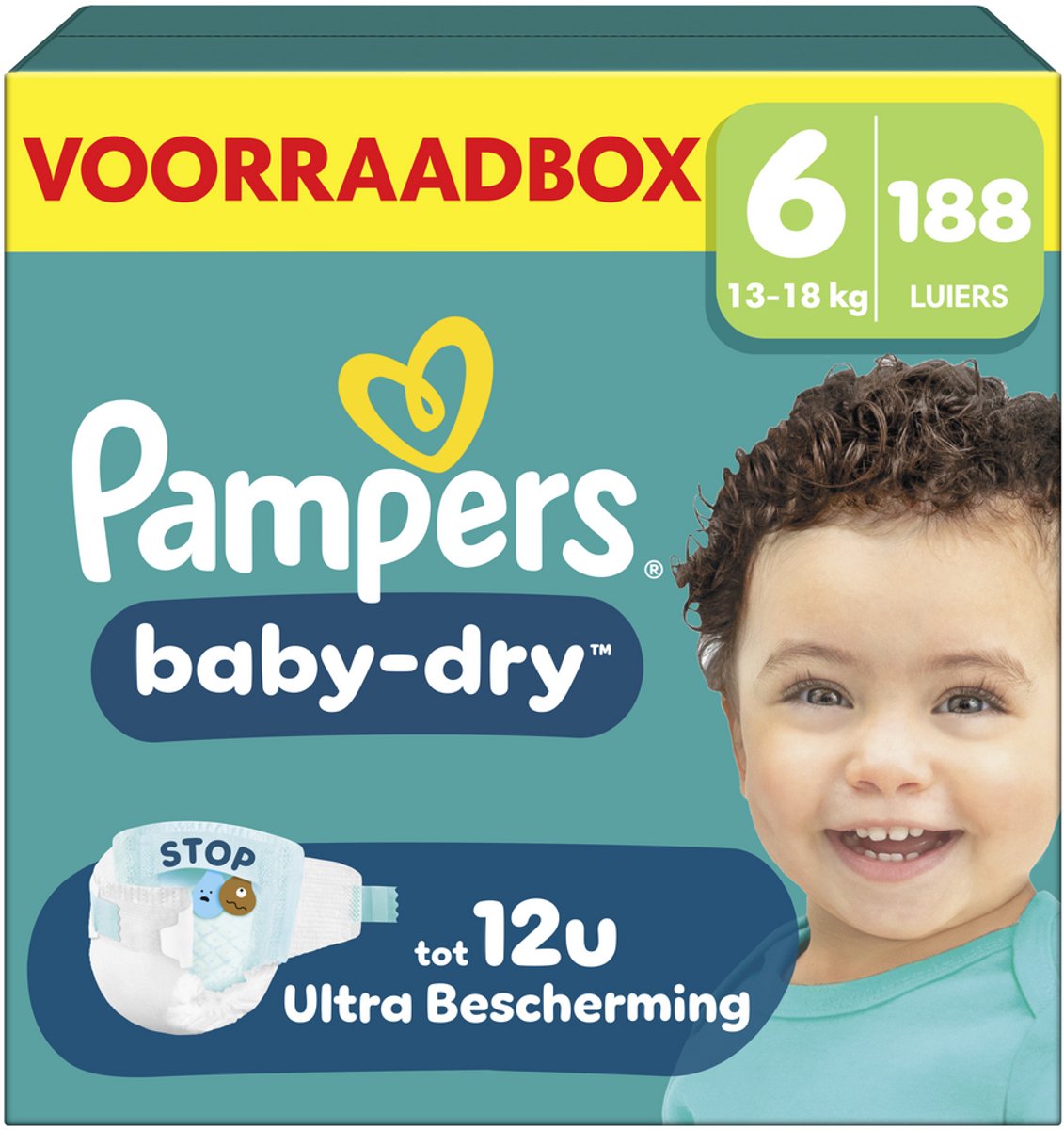 Pampers Baby-Dry Voorraadbox maat 6