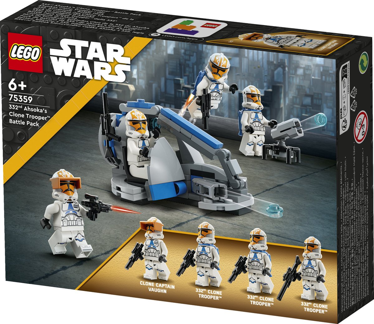 LEGO Star Wars 332nd Ahsoka's Clone Trooper Battle Pack - 75359 — afbeelding 17