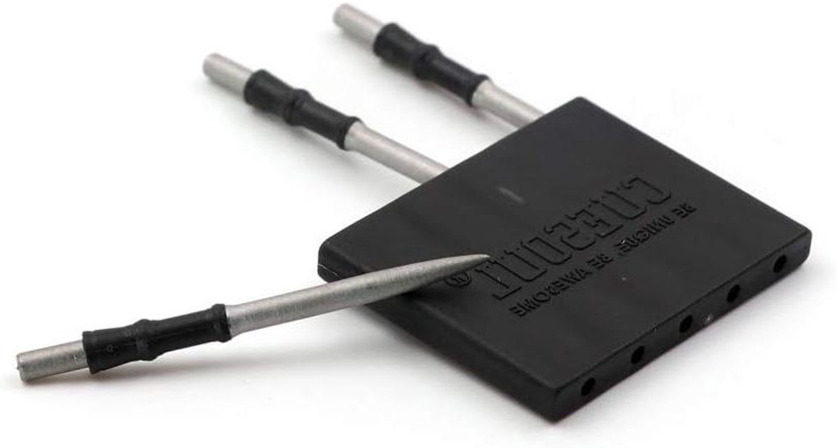 Stalen Dartpijlen - Dartpijlen Set - Precisie Darts Spelen - Plastic Grip Overgang - 33.3 mm - Zwart