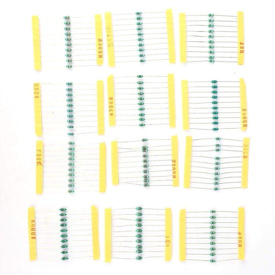 Spoel Set - Elektrische Ring Spoel - Elektronica Projecten - 12 Soorten Kleur Ring - 120 Stuks - Diverse Kleuren — afbeelding 3