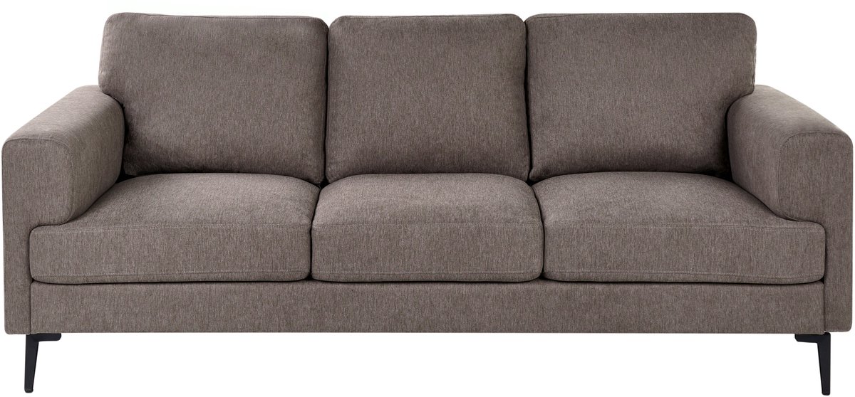 LOUSTO - Driezitsbank - Bruin - Polyester