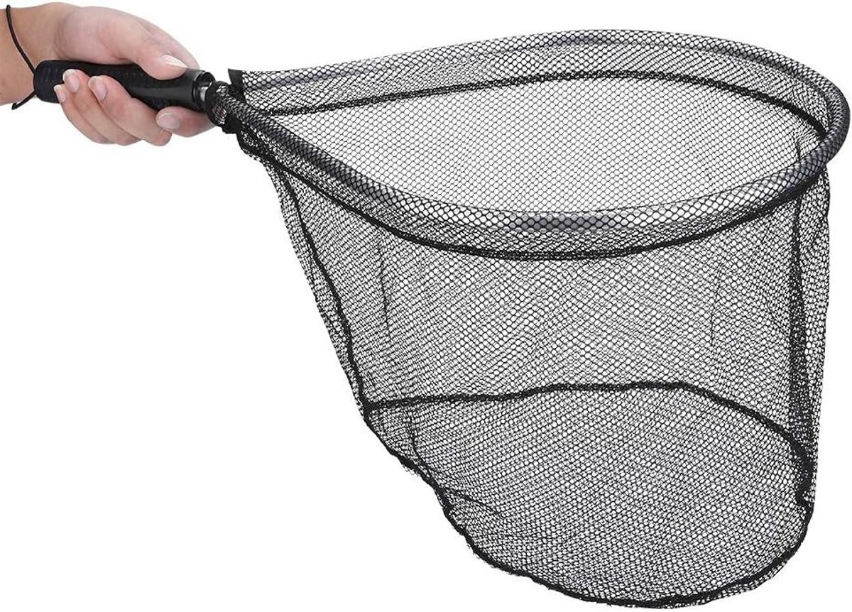 Vissen Landing Net van Aluminium Legering met Comfortabele Handgreep voor Kayak, Salmo, Katvis en Baars