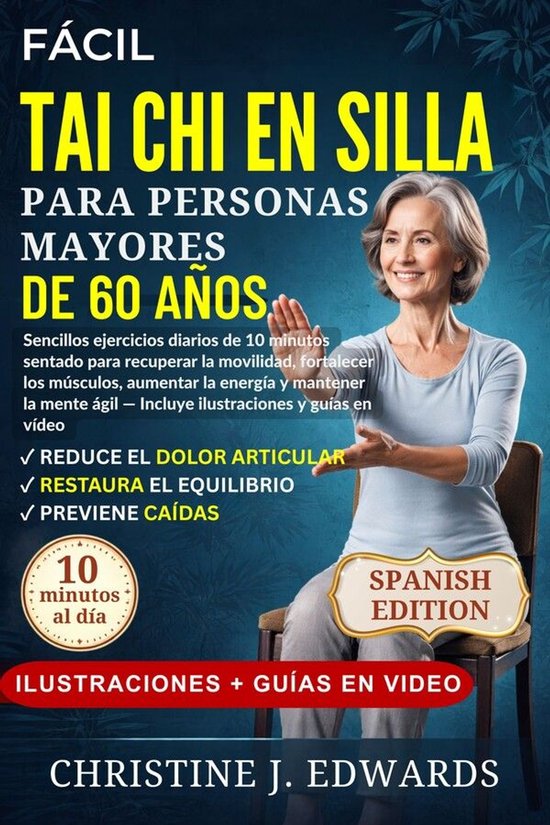 Fácil Tai Chi en silla para personas mayores de 60 años - cover