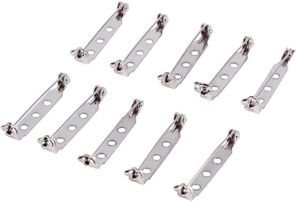 Pins Lock Back Catch Set - 50 Stuks Veiligheidsnaalden voor DIY Handwerk en Naaien - Diverse Maten 20/25/32/38mm