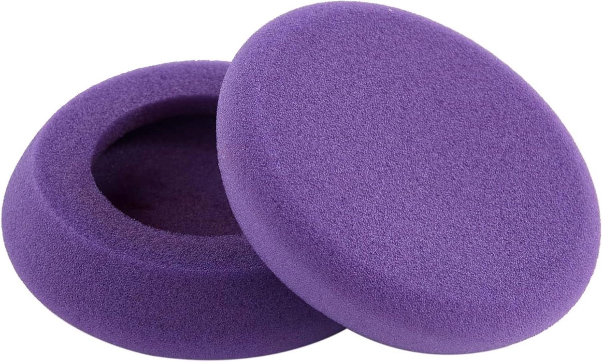 Oorkussens - Kussentjes Hoofdtelefoon - Hoofdtelefoon Onderhoud - Duurzaam Fluweel Materiaal - 117 x 64 x 25 cm - Paars