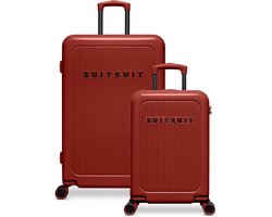 SUITSUIT Kofferset - Handbagage Koffer - Reiskoffer Groot - Kofferset 2 delig - TSA Slot - Lichtgewicht - Caretta Burnt Brick