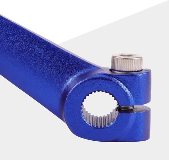 CNC Schakelhendel - Vouwbare Versnellingspook - Motoronderhoud - Anti-slip Groove Ontwerp - 12mm Montagegat - Blauw van CNC — afbeelding 4