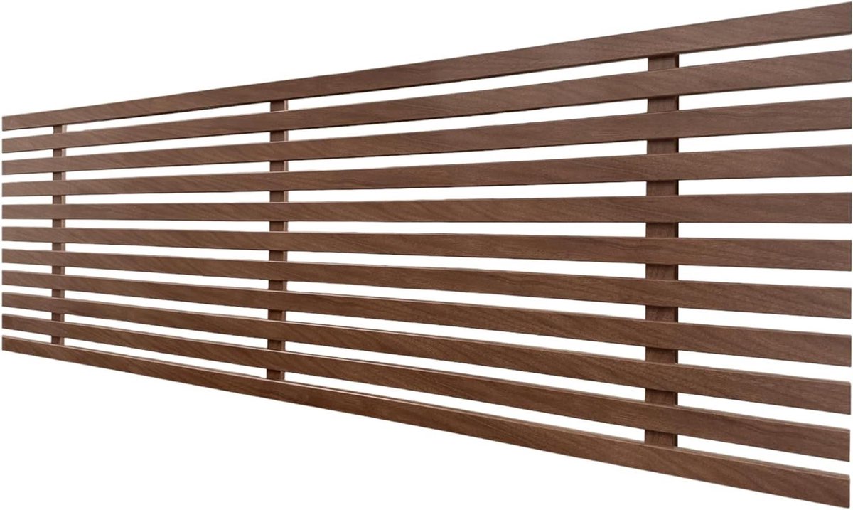 Hoofdbord Japanse Stijl - Bedkopstuk Paneel - Slaapkamer Decoratie - Gerecycled MDF-hout - 160cm - Walnoot Hout