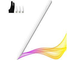 Stylus Pen voor Touch Screen Tablets - Compatibel met iPad - iPhone - Lenovo - Samsung - Xiaomi - Acer - LG - Google - Chromebook - Dell - Snelle Oplading - Actieve Pen - Magnetische Adsorptie Touch Pen