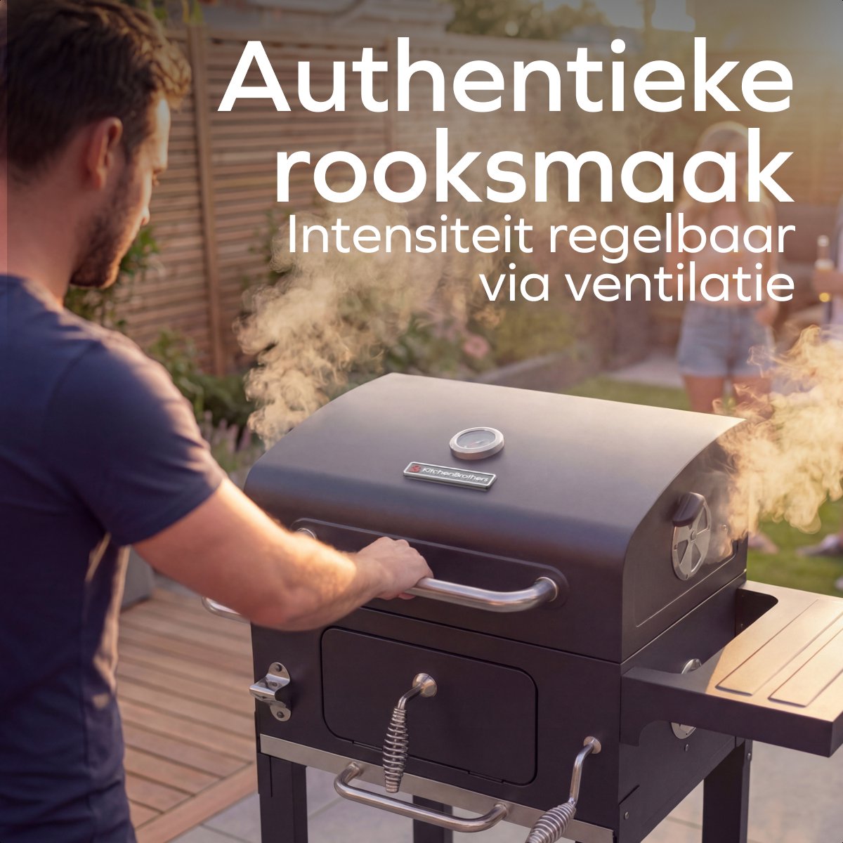 KitchenBrothers Houtskool BBQ Midi - Barbecue Houtskool thumbnail 6