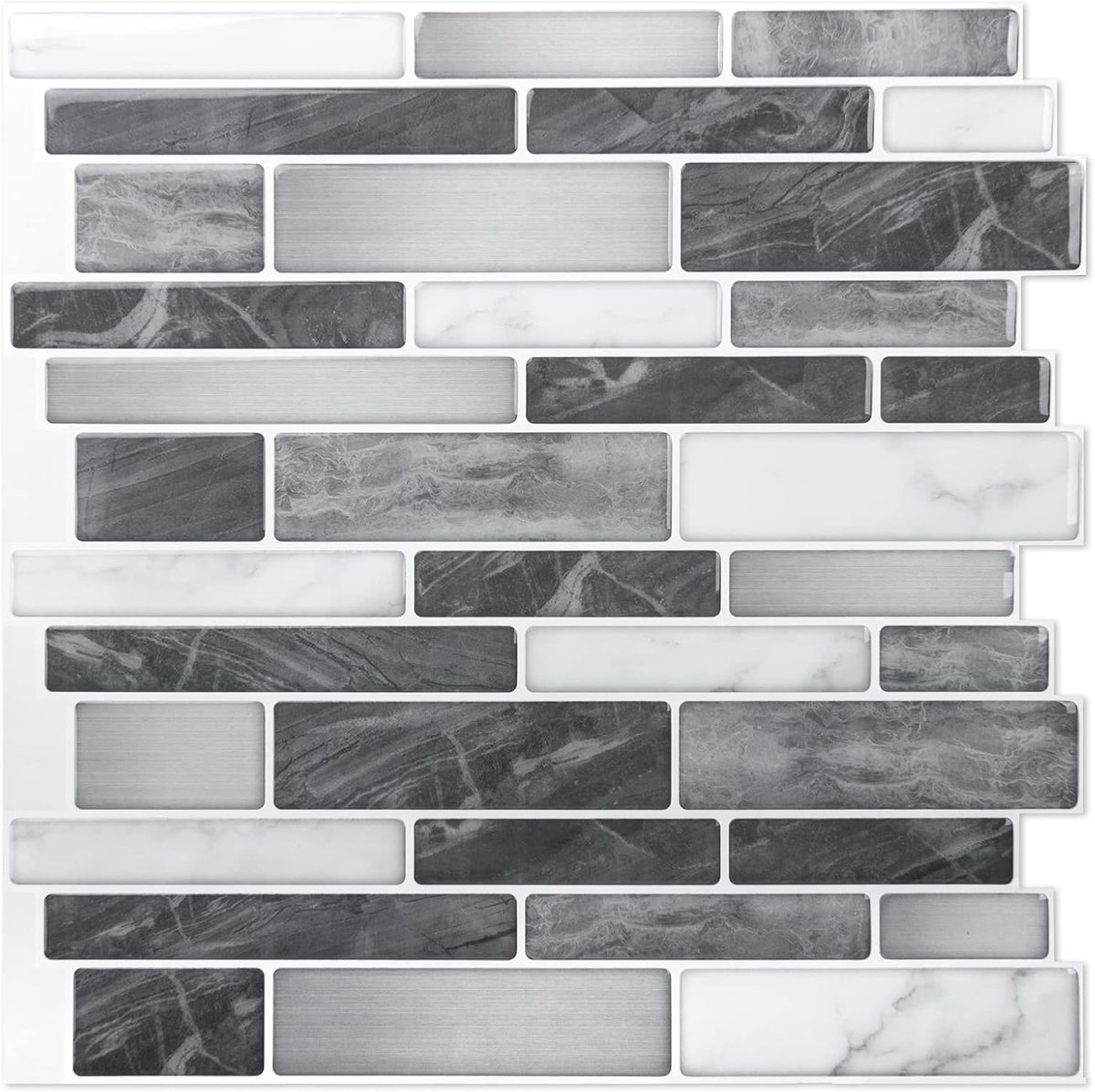 10-Sheet Peel and Stick Tegels - Zelfklevende Tegels - Backsplash Voor Keuken - Vinyl Decoratieve Wandpaneel - 30 x 30cm