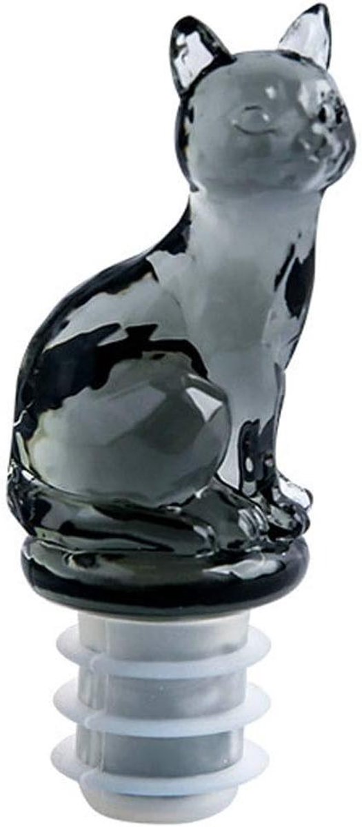 Wijn Stopper - Fles Stopper - Wijn Bewaren - Leuke Decoratieve Kop - 200 Gram - Clear