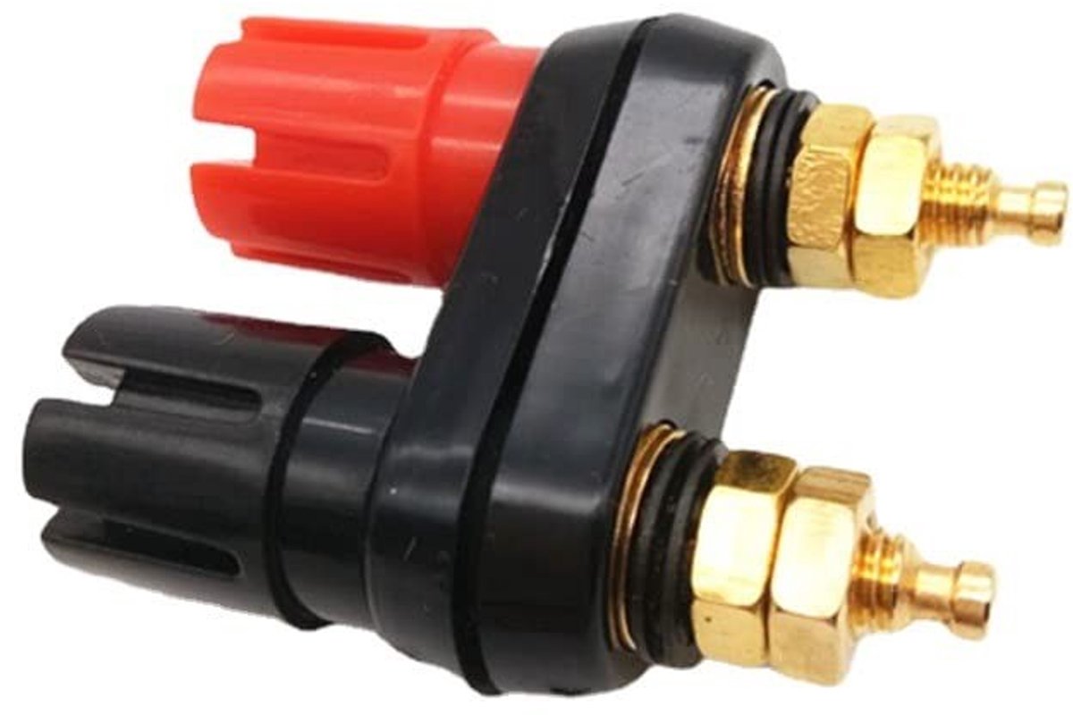 VT Goods - Speaker Binding Post - Banaan Plug Socket - Eenvoudig te installeren - Dual Binding Post - Voor DIY versterkers - 4 stuks