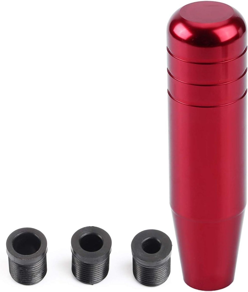 Universele Auto Handmatige Versnellingshendel 13cm - Aluminium Pookknop (Rood)