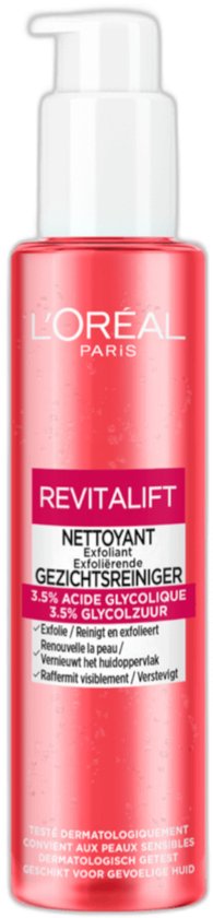 L'Oréal Paris Revitalift Reinigingsgel met Glycolzuur - Exfolieert & Verheldert de Huid - 150ml