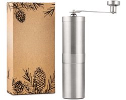 Zyrex® Coffee Grinder - Coffee Molen - Koffie Grinder - 35 Gram - Zilver - 15cm x 8cm x 20cm