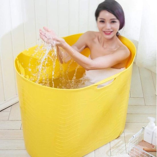 Portable Bathtub Adult Folding Bathtub, adult bath tub, children's bathtub, household thick tub, baby swimming pool (87×52×62 cm) — afbeelding 3